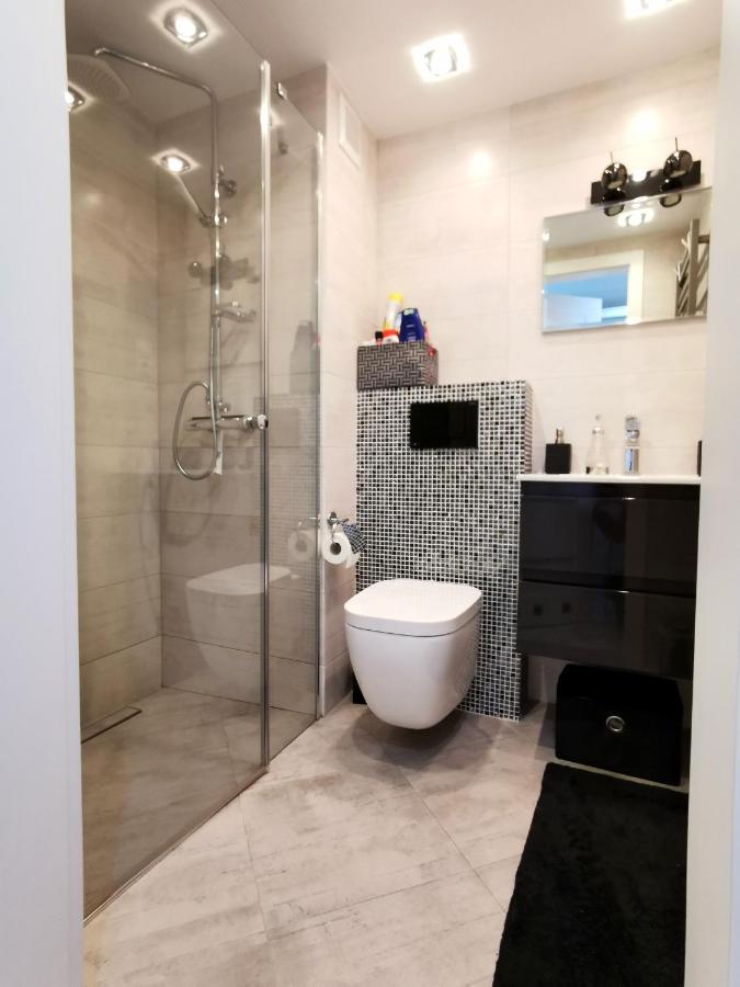 Strandidylle Apartment Mit Meerblick Und Kamin Miedzyzdroje Exterior foto