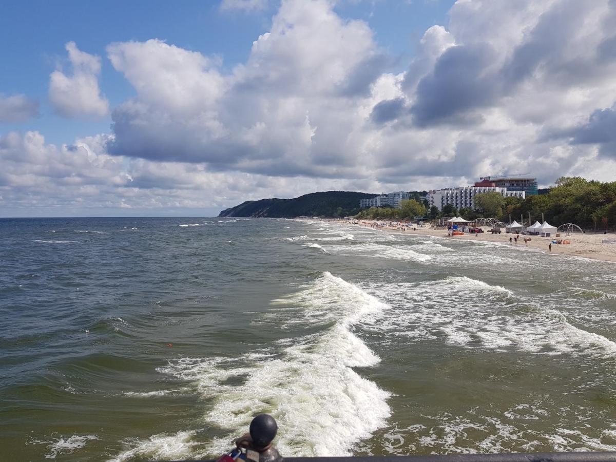 Strandidylle Apartment Mit Meerblick Und Kamin Miedzyzdroje Exterior foto